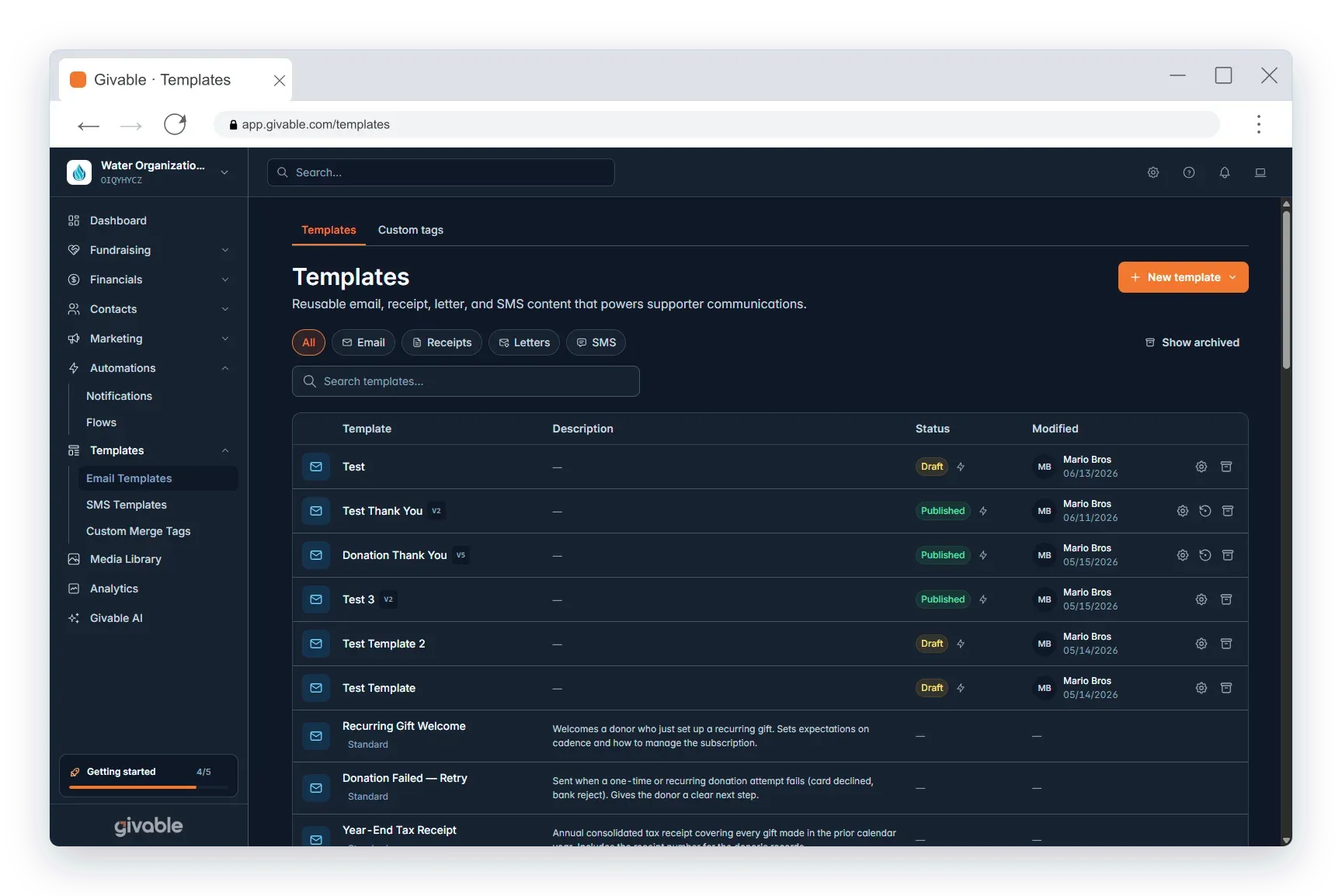 Custom Receipts overview